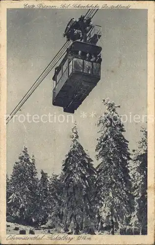 Oberwiesenthal Erzgebirge Fichtelberg Schwebebahn Kat. Oberwiesenthal