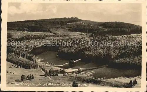 Wildenthal Eibenstock Auersberg mit Hoehengrund