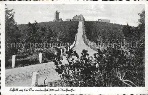 Fichtelberg Oberwiesenthal Autostrasse Kat. Oberwiesenthal