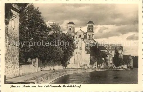 Passau Partie am Inn Quai Kat. Passau