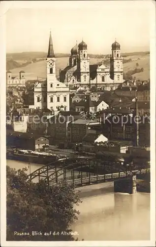 Passau Altstadt Dreifluessestadt Donau Inn Ilz Kat. Passau