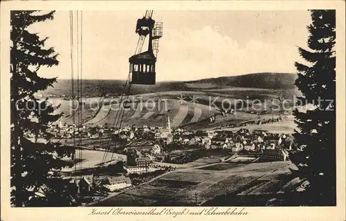 Oberwiesenthal Erzgebirge Schwebebahn Kat. Oberwiesenthal