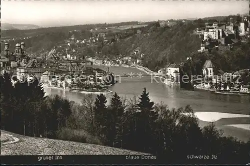 Passau Dreifluessestadt Inn Donau Ilz Kat. Passau