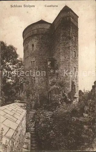 Stolpen Schloss Coselturm Kat. Stolpen