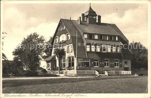 Eibenstock Wandererheim Bielhaus Kat. Eibenstock