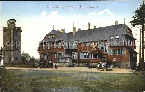 Auersberg Wildenthal Unterkunftshaus und Aussichtsturm Kat. Eibenstock