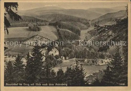 Blauenthal Erzgebirge mit Auersberg Kat. Eibenstock