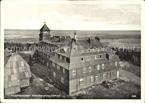 Oberwiesenthal Erzgebirge Fichtelberghaus Kat. Oberwiesenthal