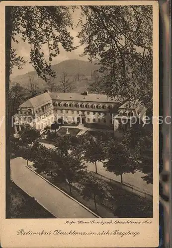 Oberschlema Erzgebirge Radiumbad Kurhaus Kat. Bad Schlema