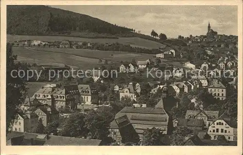 Oberschlema Erzgebirge mit Schneeberg Kat. Bad Schlema