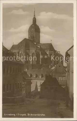 Annaberg Buchholz Erzgebirge St Annenkirche Kat. Annaberg