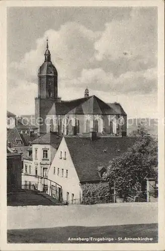 Annaberg Buchholz Erzgebirge St Annenkirche Kat. Annaberg