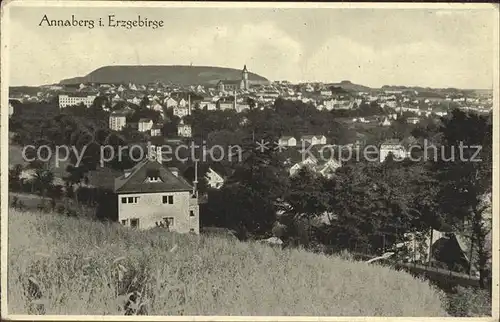 Annaberg Buchholz Erzgebirge Gesamtansicht Kat. Annaberg