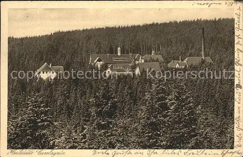 Carolagruen Heilstaette Kat. Schoenheide Erzgebirge