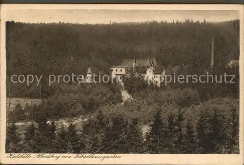 Bad Reiboldsgruen Heilstaette Albertsberg vom Zoellischhaus gesehen Kat. Auerbach