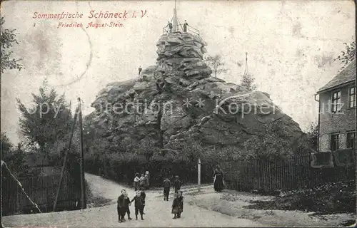 Schoeneck Vogtland Friedrich August Stein Kat. Schoeneck Vogtland