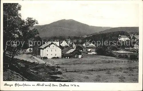 Bayerisch Eisenstein Panorama Blick zum Arber Kat. Bayerisch Eisenstein