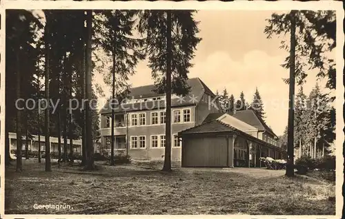 Carolagruen Heilstaette Kat. Schoenheide Erzgebirge