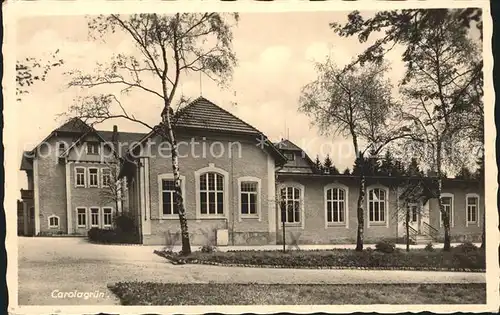 Carolagruen Heilstaette Kat. Schoenheide Erzgebirge