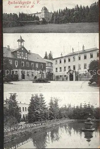 Reiboldsgruen Bad Heilstaette Kurhaus Ententeich Kat. Auerbach