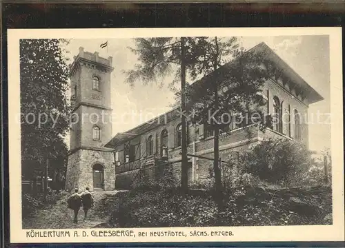 Neustaedtel Sachsen Koehlerturm auf dem Gleesberg