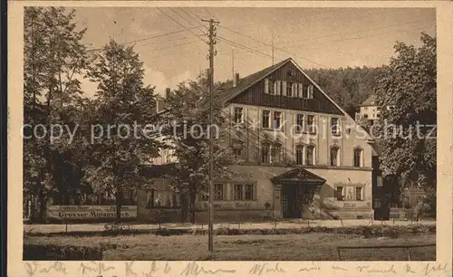 Oberschlema Erzgebirge Hotel Erzgebirgischer Hof Radiumbad Kat. Bad Schlema