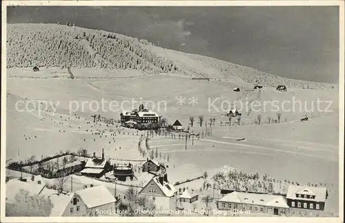 Oberwiesenthal Erzgebirge Sporthotel Kurort Wintersportplatz Fichtelberg Kat. Oberwiesenthal