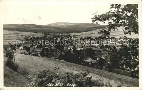 Neudorf Erzgebirge Stadtansicht Kat. Oberwiesenthal