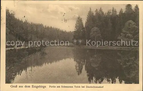 Deutschneudorf Schwarzer Teich Kat. Deutschneudorf