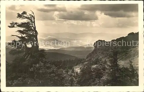 Bayerisch Eisenstein Blick vom Arber Kat. Bayerisch Eisenstein