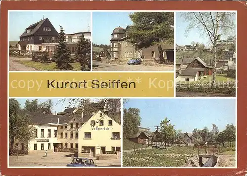 Seiffen Erzgebirge Ferienheim Dachsbaude Gaststaette Buntes Haus Kat. Kurort Seiffen Erzgebirge