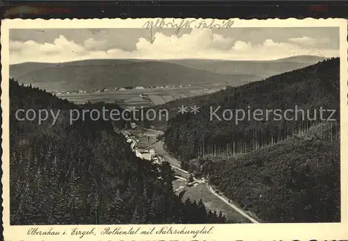 Olbernhau Erzgebirge Panorama Kat. Olbernhau