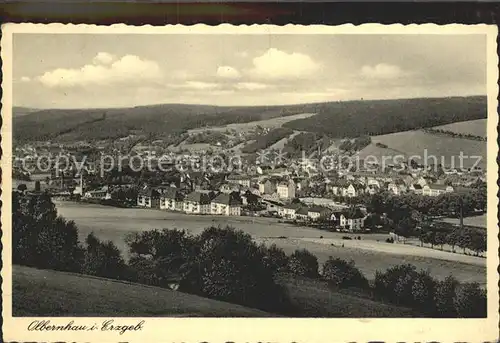 Olbernhau Erzgebirge Gesamtansicht Kat. Olbernhau