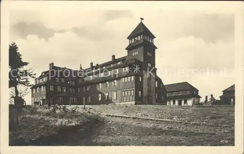 Oberwiesenthal Erzgebirge Fichtelberghaus Kat. Oberwiesenthal