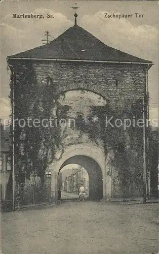 Marienberg Erzgebirge Zschopauer Tor Kat. Marienberg