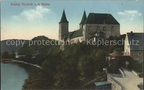 Rochlitz Sachsen Schloss an der Mulde Kat. Rochlitz