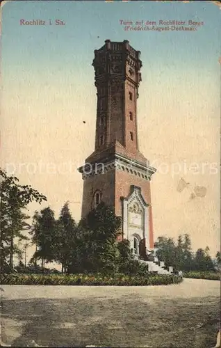 Rochlitz Sachsen Friedrich August Turm Rochlitzer Berg Kat. Rochlitz