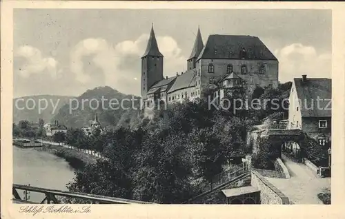 Rochlitz Sachsen Schloss an der Mulde Kat. Rochlitz