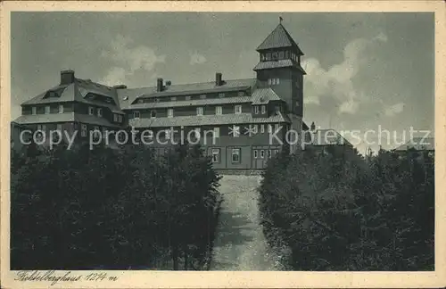 Oberwiesenthal Erzgebirge Fichtelberg Unterkunftshaus Aussichtsturm Kat. Oberwiesenthal