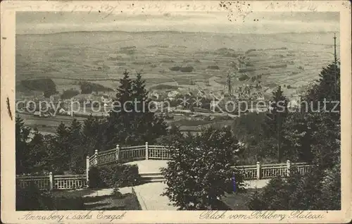 Annaberg Buchholz Erzgebirge Blick vom Poehlberg Kat. Annaberg