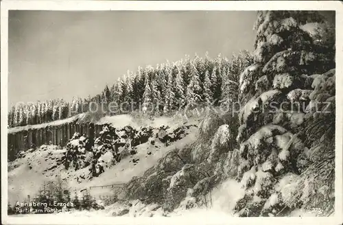 Annaberg Buchholz Erzgebirge Partie am Poehlberg Kat. Annaberg