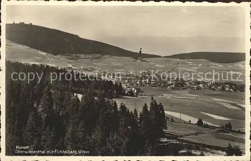 Oberwiesenthal Erzgebirge mit Fichtelberg Kat. Oberwiesenthal