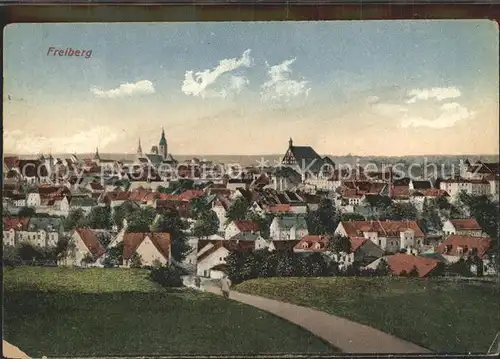 Freiberg Sachsen Stadtansicht Kat. Freiberg