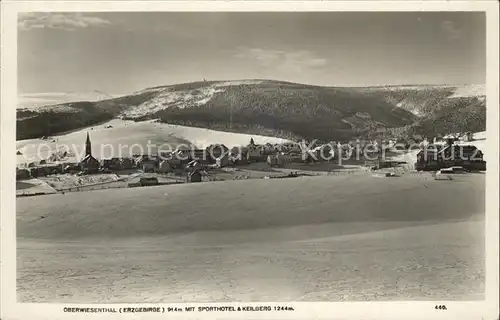 Oberwiesenthal Erzgebirge Sporthotel Keilberg Kat. Oberwiesenthal