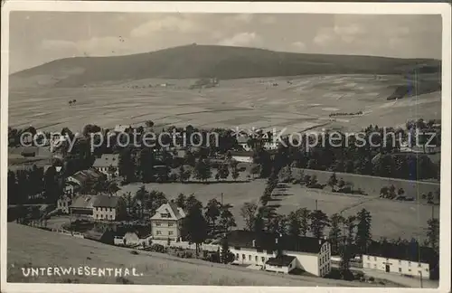 Unterwiesenthal Stadtansicht Kat. Oberwiesenthal