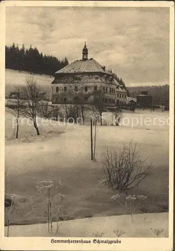 Schmalzgrube Hammerherrenhaus Kat. Joehstadt