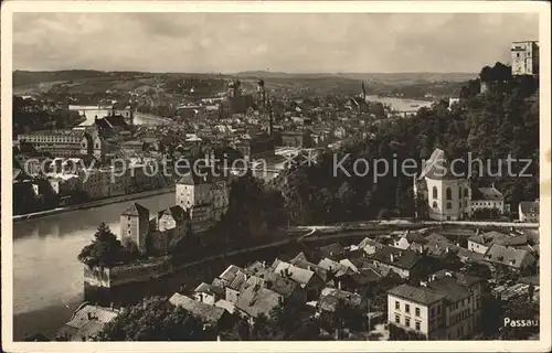 Passau Stadtansicht Kat. Passau