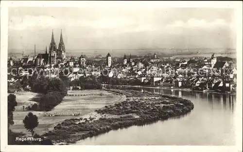 Regensburg Stadtansicht Kat. Regensburg