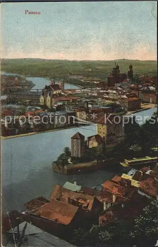 Passau Stadtansicht Kat. Passau