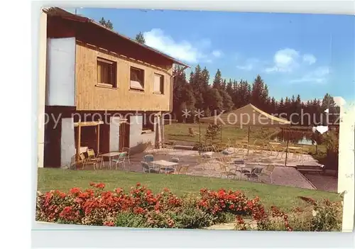 Falkenstein Oberpfalz Haus Falkenstein Terrasse Kat. Falkenstein